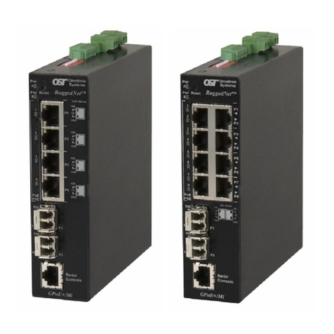 Omnitron Systems RuggedNet GPoE+/Mi User manual