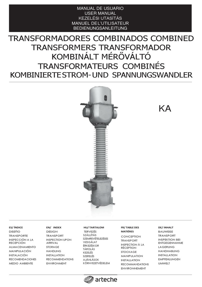 Arteche KA User manual
