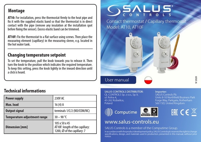 Computime SALUS Controls AT10 user manual