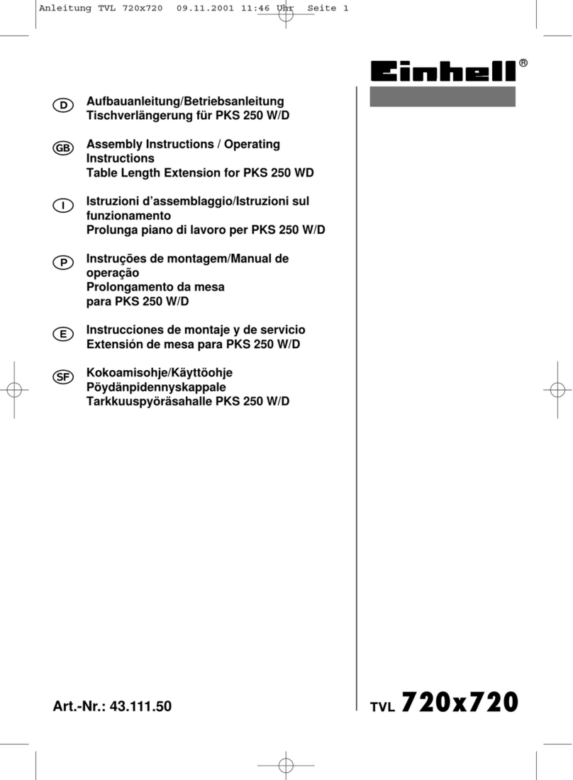 EINHELL TVL 720x720 Assembly instructions/Operating instructions