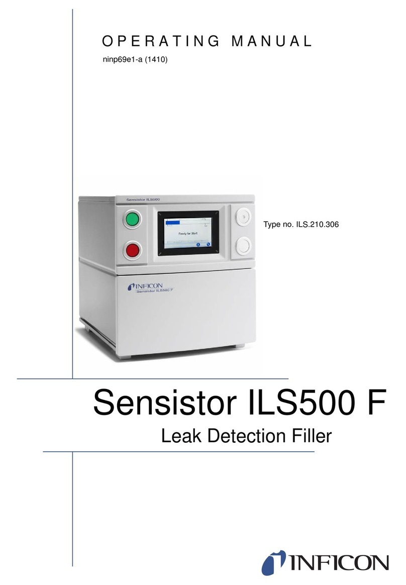 Inficon Sensistor ILS500 F operating manual