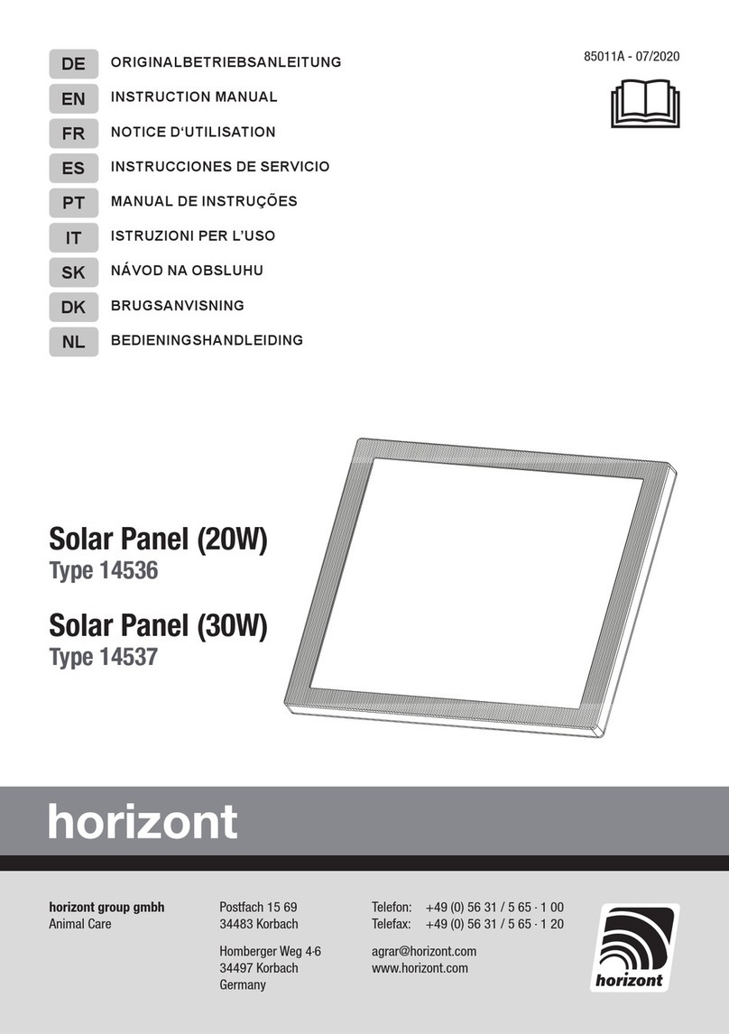 Horizont 14536 instruction manual