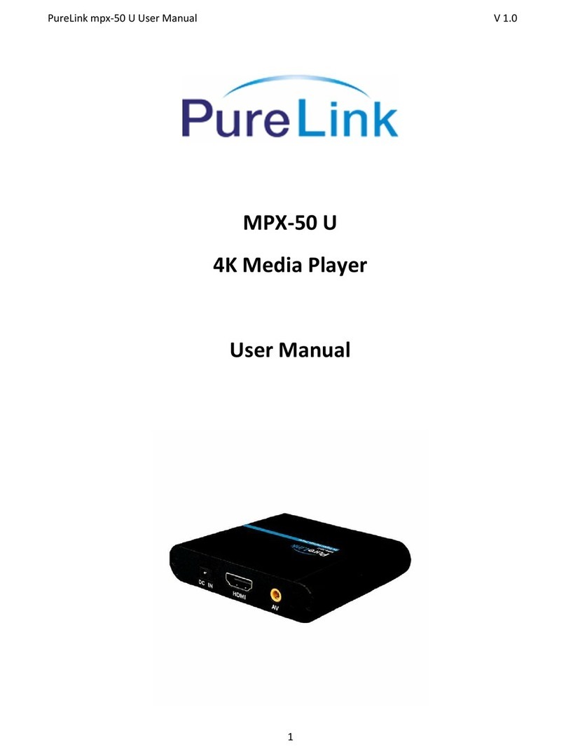 PureLink MPX-50 U user manual