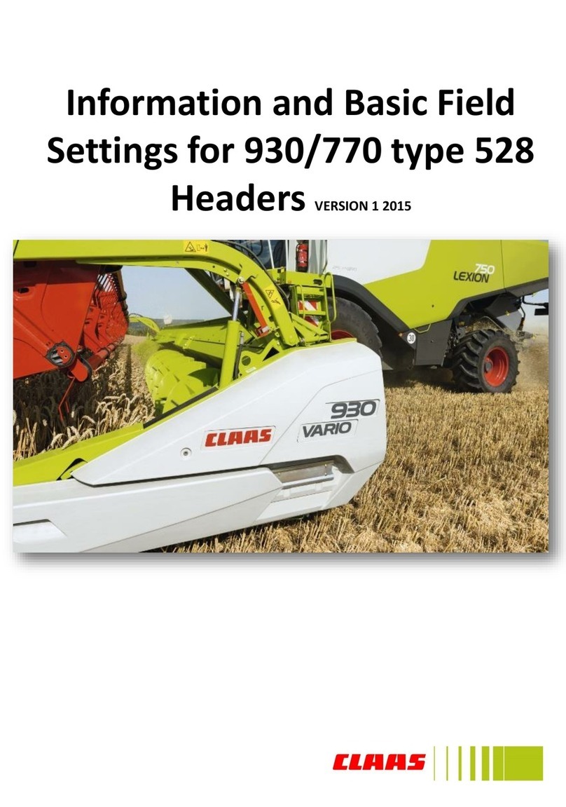 Claas 930 Installation guide