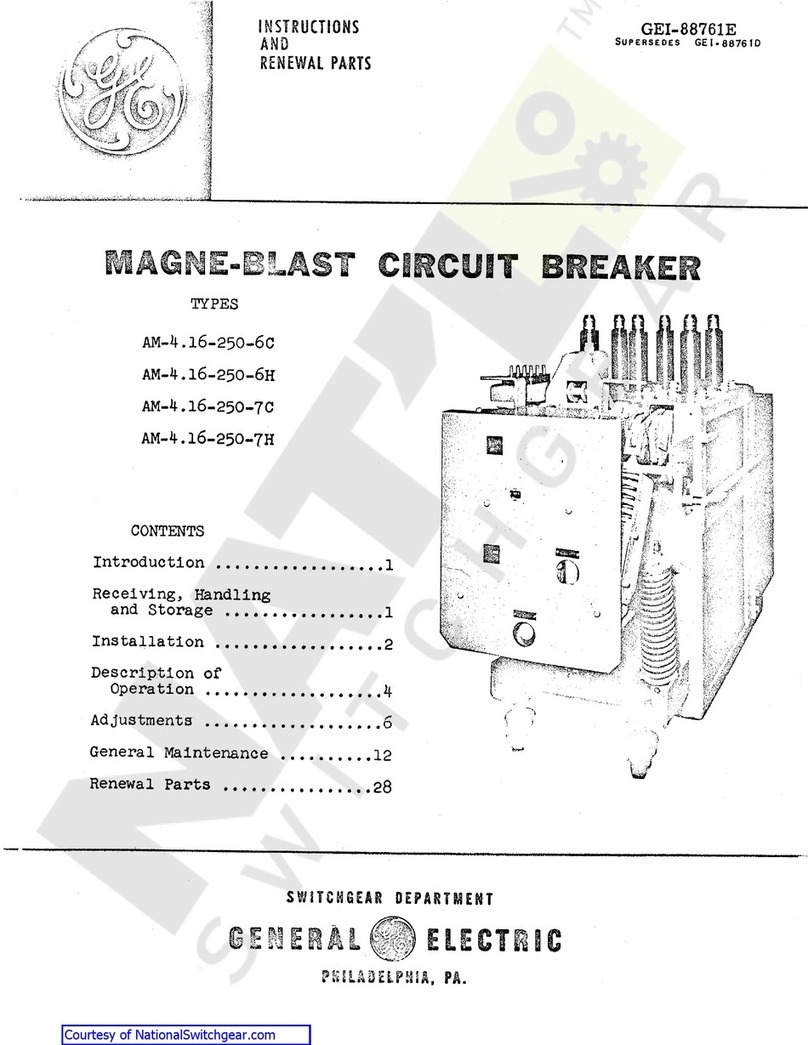 GE AM-4.16-250-6C User manual