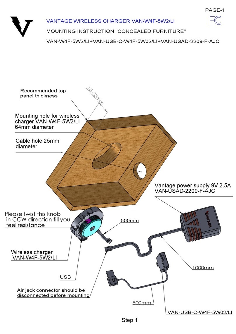 Vantage Hearth VAN-W4F-5W2/LI manual