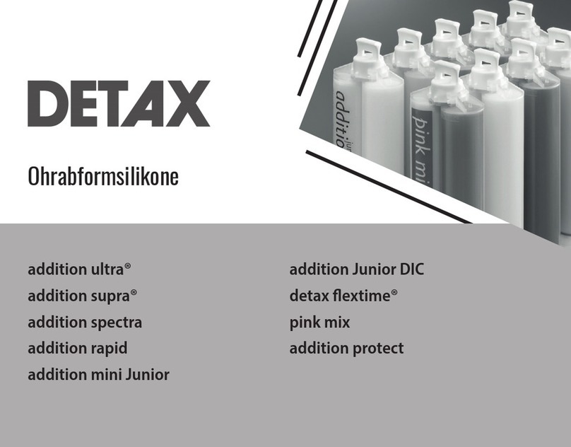 Detax addition ultra Instructions for use