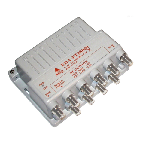 Electroline DROPAmp EDA-FT Series User manual