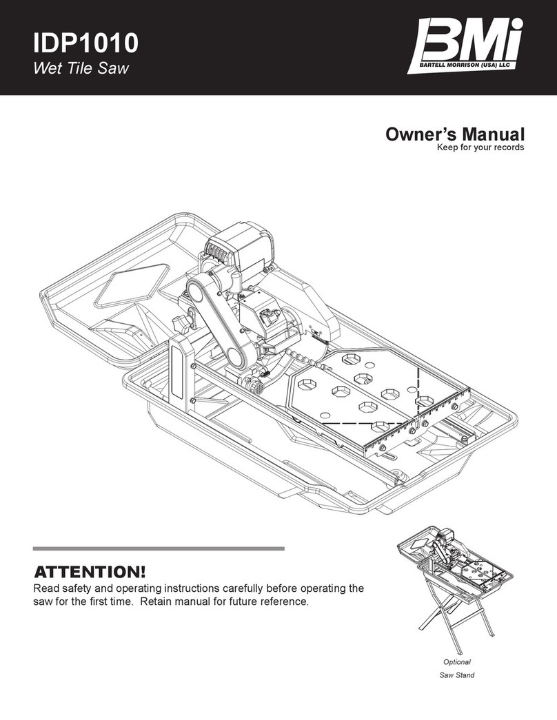 BMI IDP1010 owner's manual BMI IDP1010 owner's manual