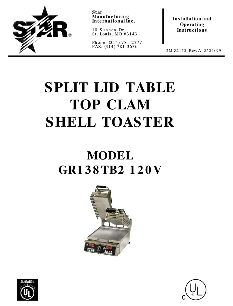 Star GR138TB2 User manual