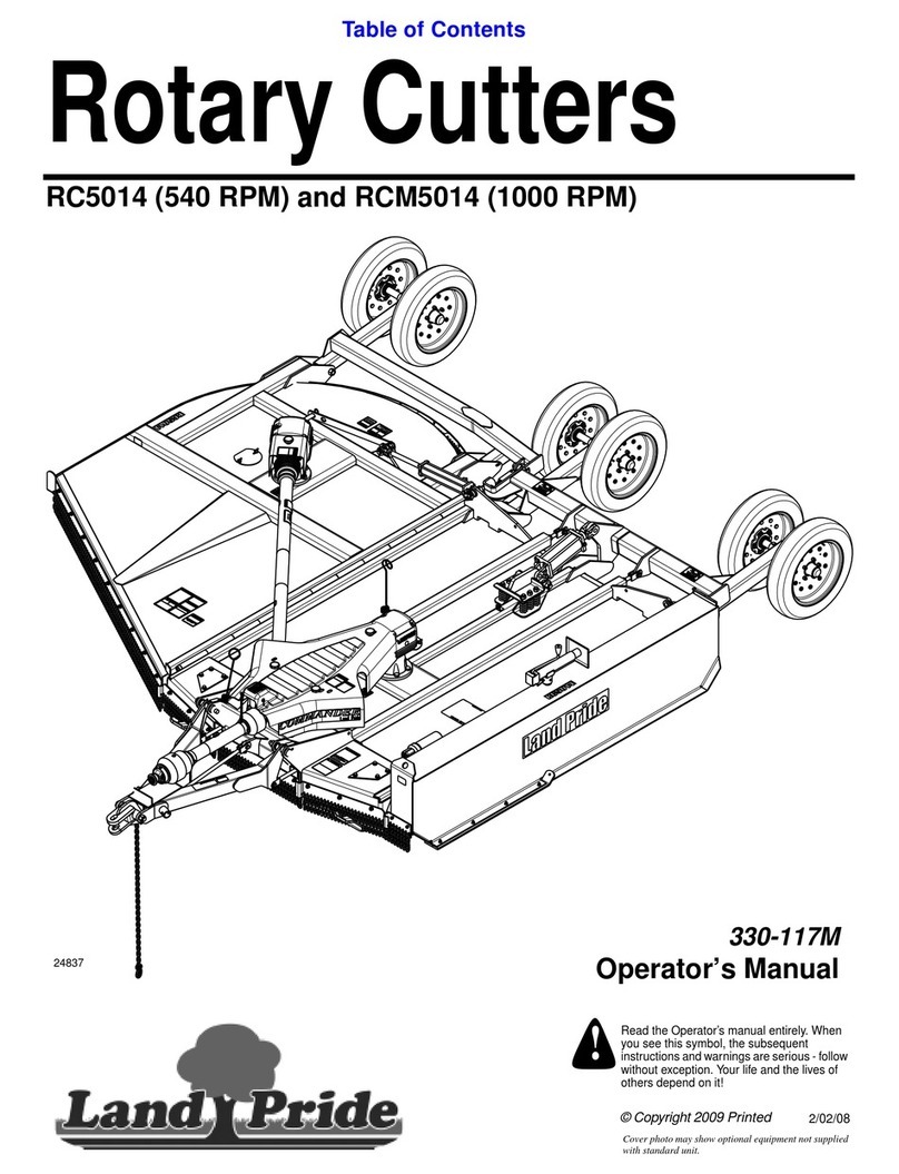 Land Pride RC5014 User manual