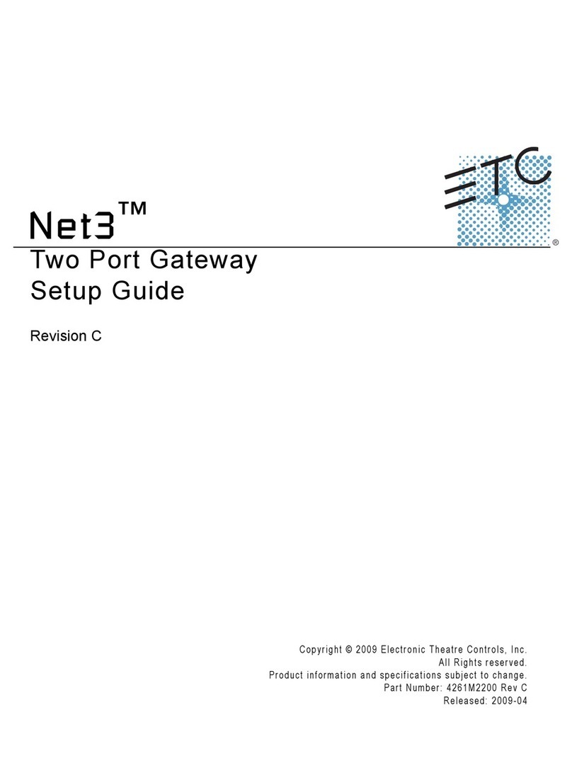 ETC Net3 Conductor Setup guide