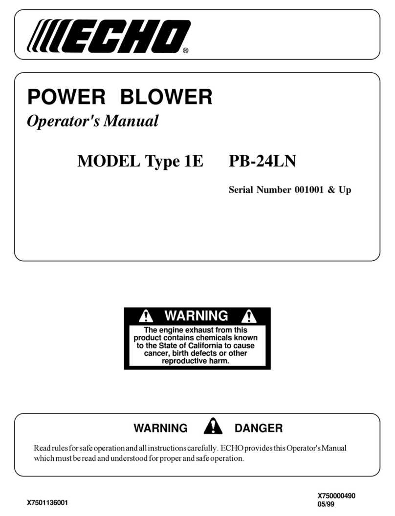 Echo 1E PB-24LN User manual Echo 1E PB-24LN User manual