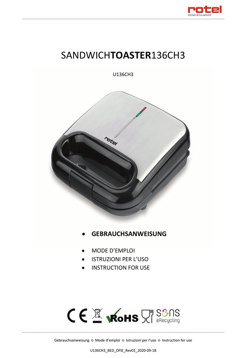 Rotel U136CH3 Instructions for use