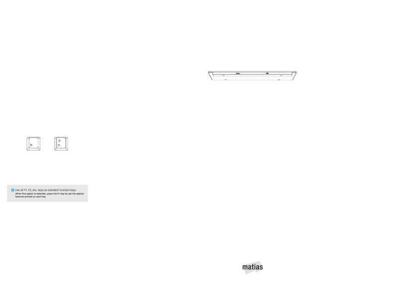 Matias FK418BT User manual Matias FK418BT User manual