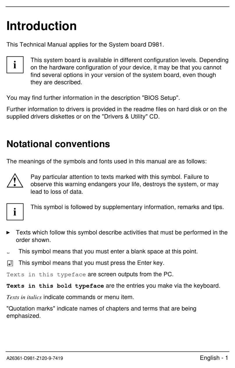 Siemens D981 User manual