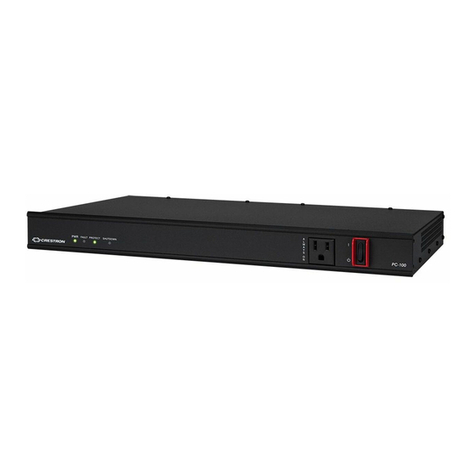 Crestron PC-100 Dimensional drawing