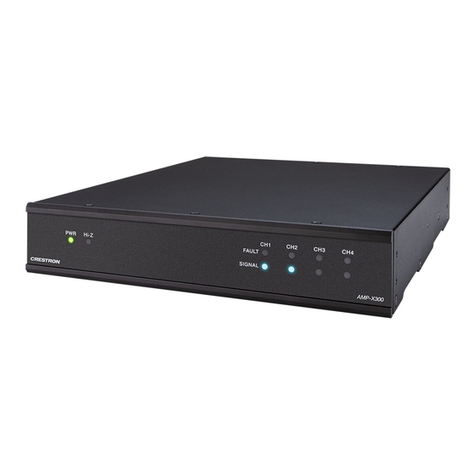 Crestron X Series User manual