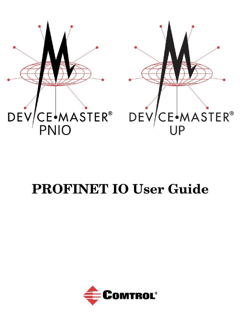Comtrol DeviceMaster PNIO 2000 Series user guide