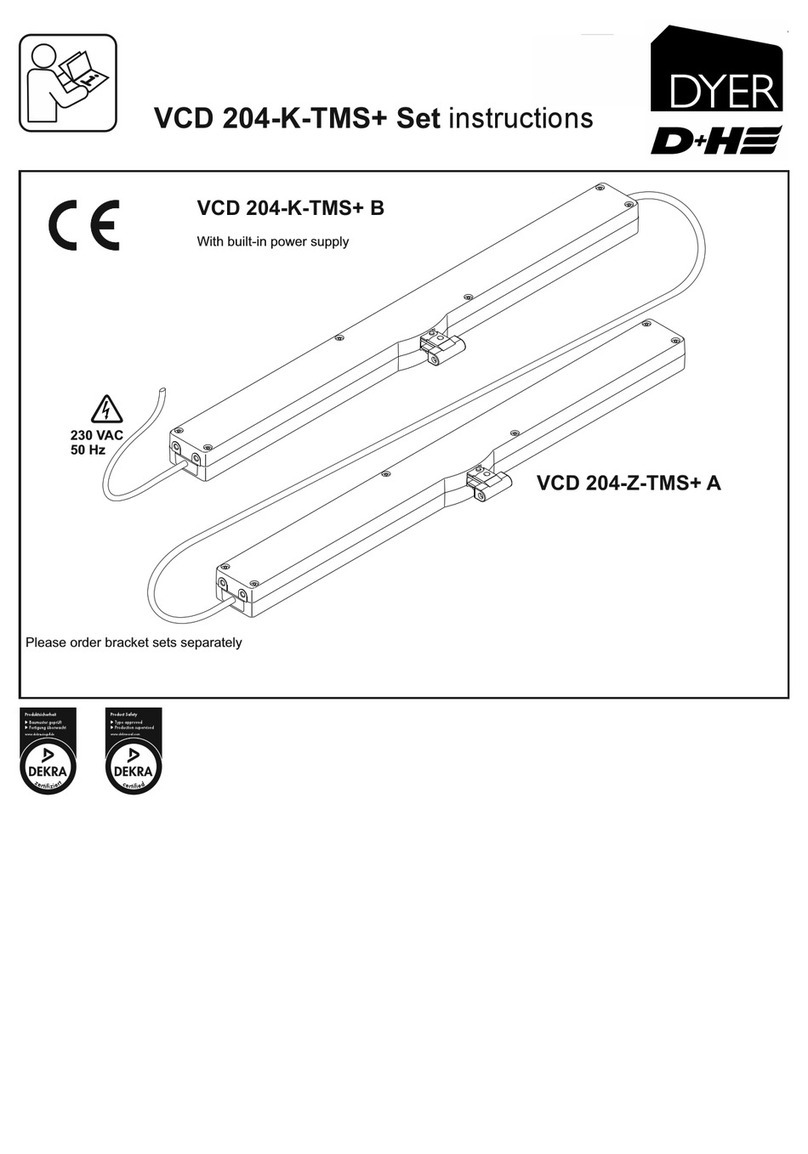 D+H DYER VCD 204-K-TMS+ Set User manual