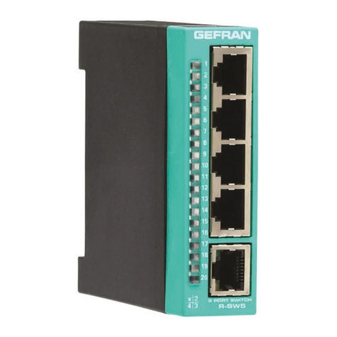 gefran R-SW5 User manual gefran R-SW5 User manual