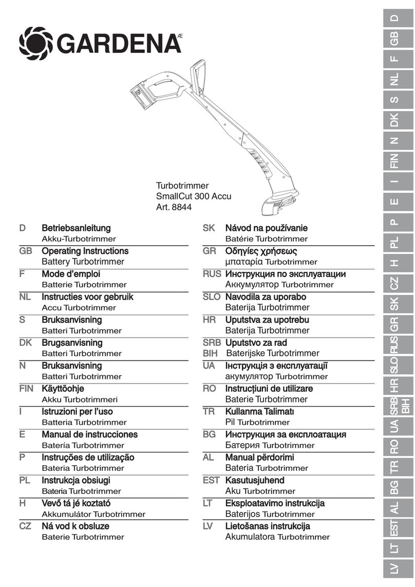 Gardena SmallCut 300 Accu User manual