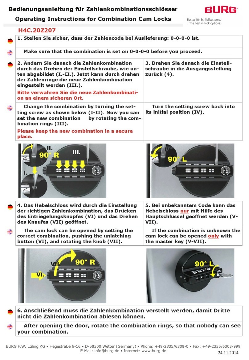 Burg H4C.20Z207 User manual