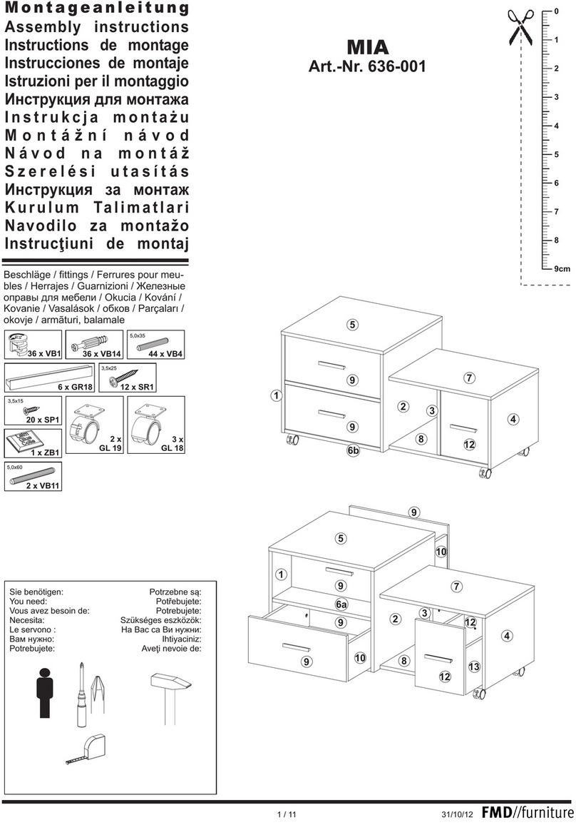 FMD Furniture MIA Assembly instructions
