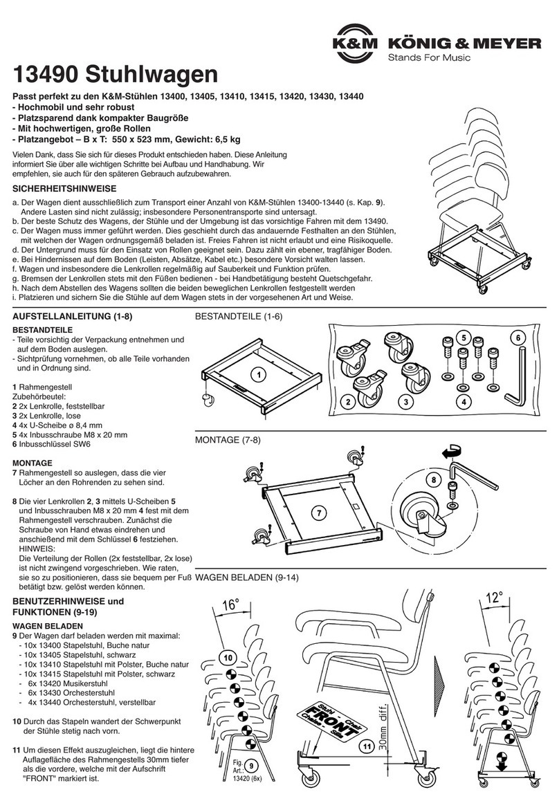 König & Meyer 13490 Setup instructions