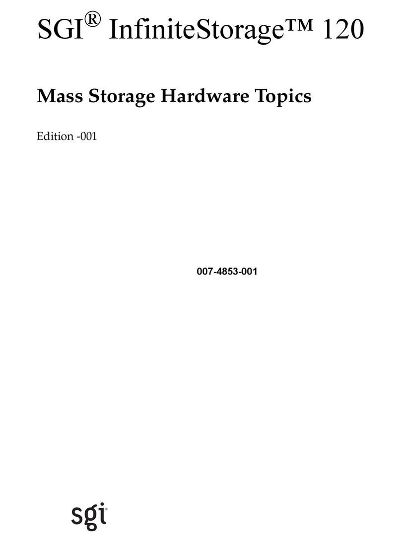 Silicon Graphics InfiniteStorage 120 User manual
