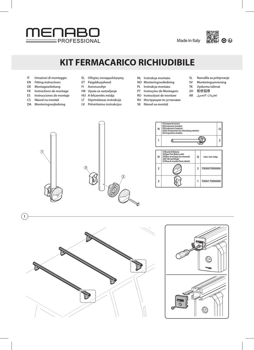 Menabo 171071 User manual Menabo 171071 User manual