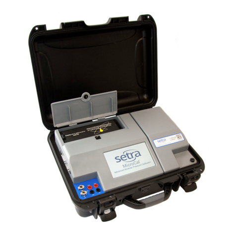 Setra Systems MicroCal user manual