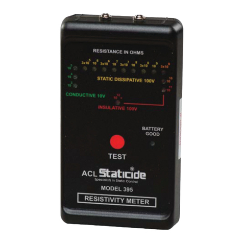 ACL Staticide 395 Operation manual