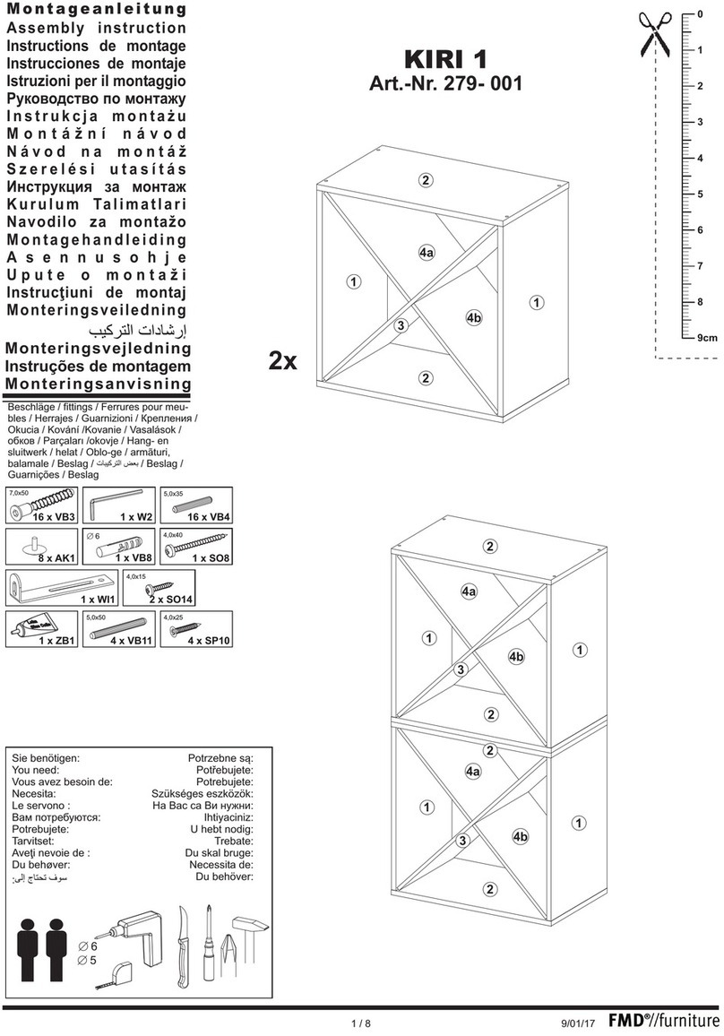 FMD Furniture KIRI 1 279- 001 Assembly instruction