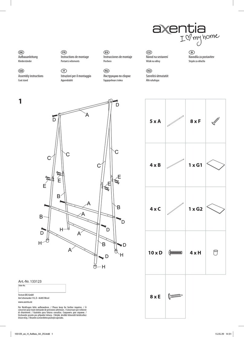 Axentia 133123 Assembly instructions