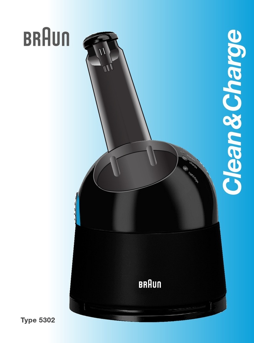 Braun Clean&Charge manual