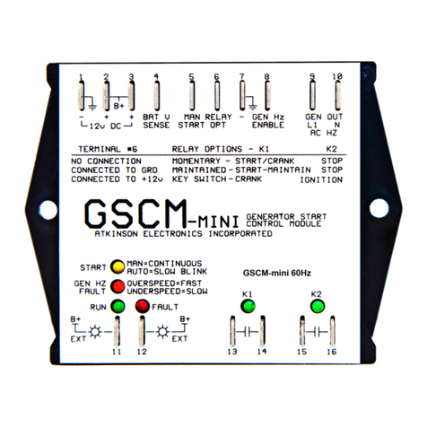 Atkinson Electronics GSCM-MINI User manual Atkinson Electronics GSCM-MINI User manual