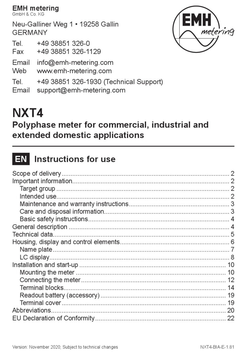 EMH metering NXT4 Instructions for use