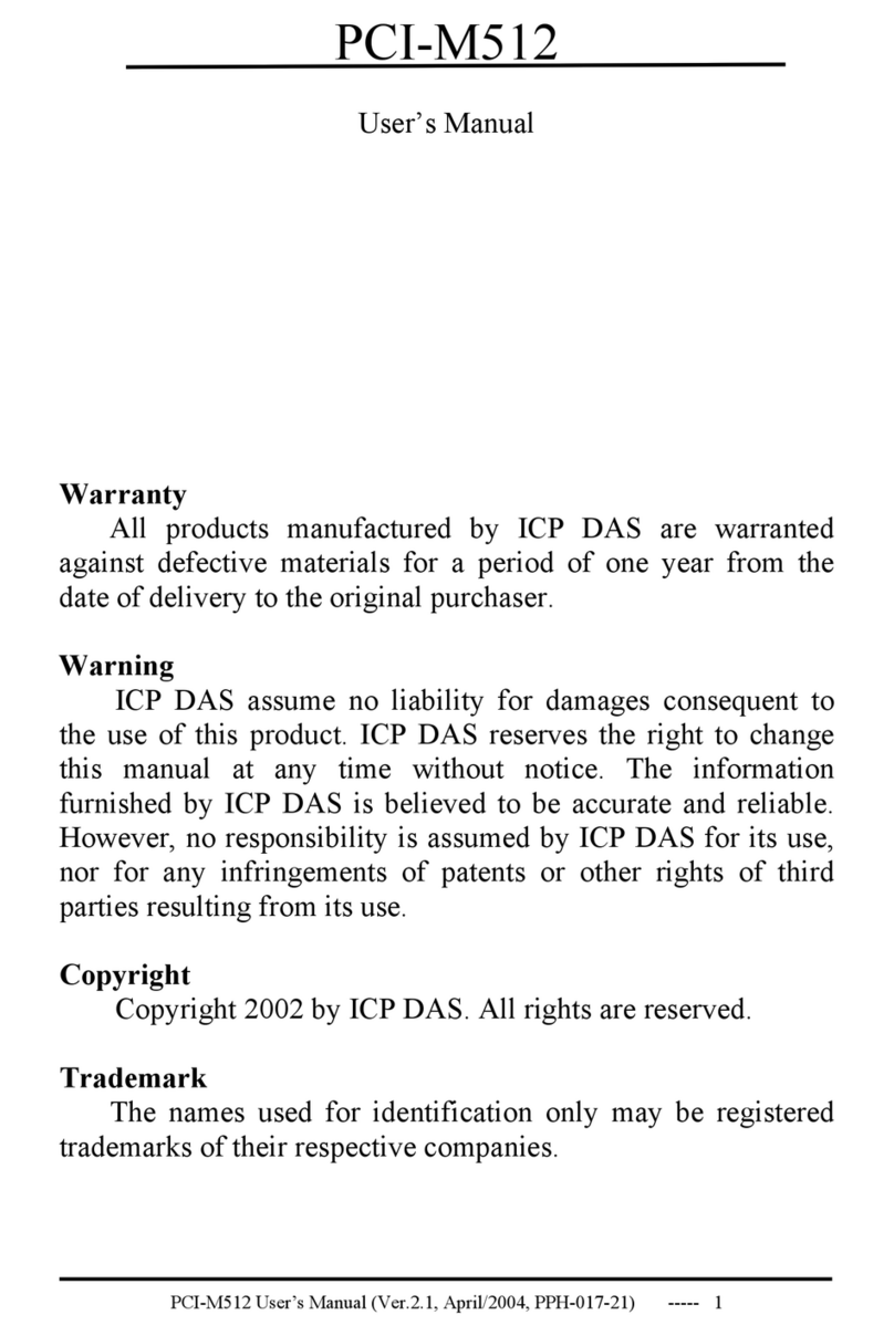 ICP DAS USA PCI-M512 user manual