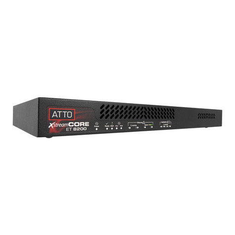 ATTO Technology XstreamCORE ET 8200 User manual