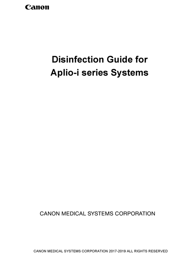 Canon Aplio-i Series Disinfection Guide