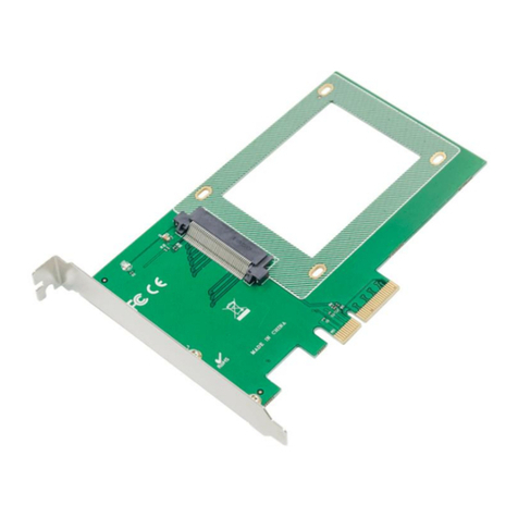 MicroConnect MC-SFF8639-2.5SSD User manual