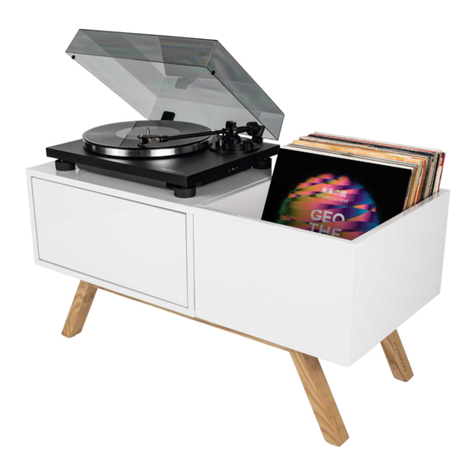 Glorious Turntable Lowboard User manual Glorious Turntable Lowboard User manual