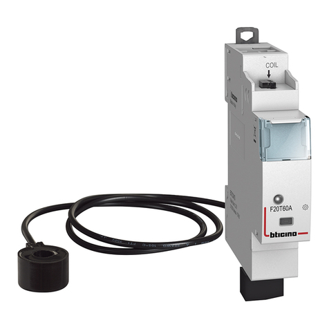 Bticino F20T60A User manual