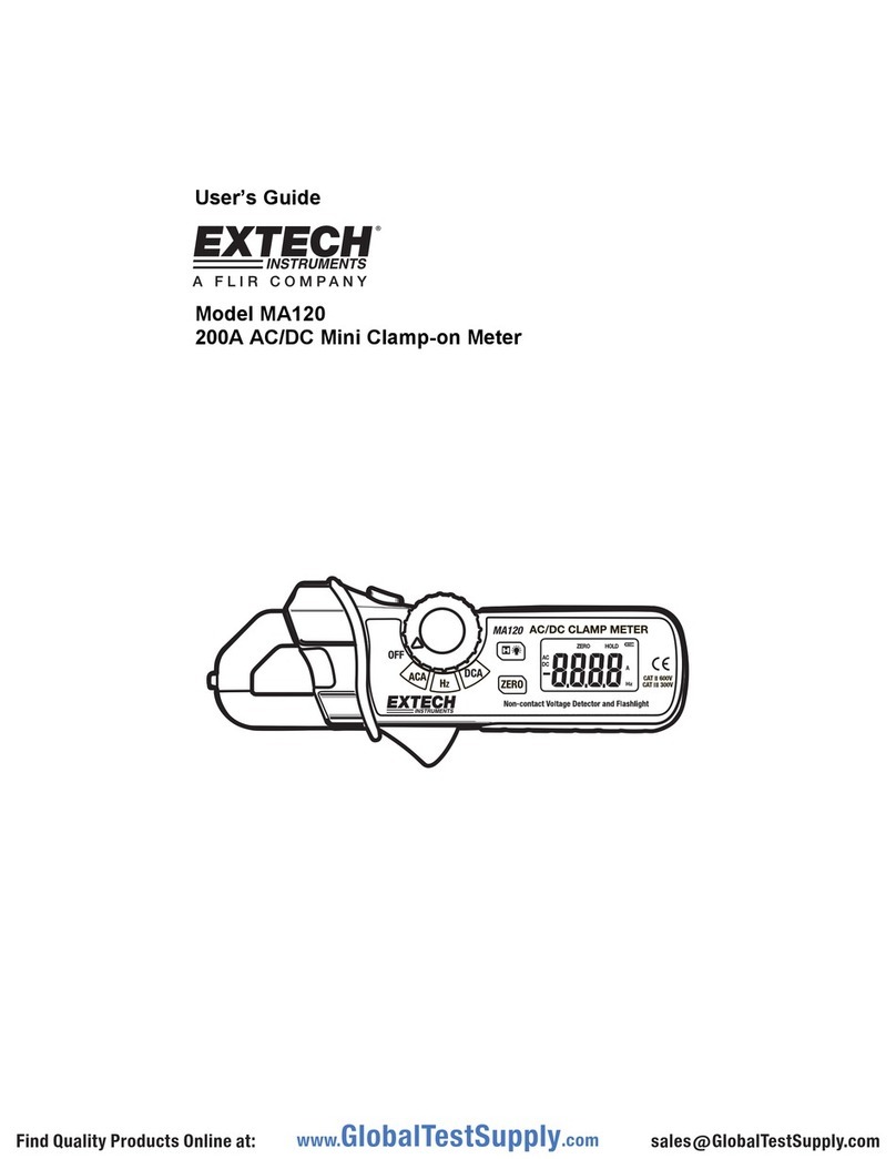 FLIR EXTECH INSTRUMENTS MA120 User manual