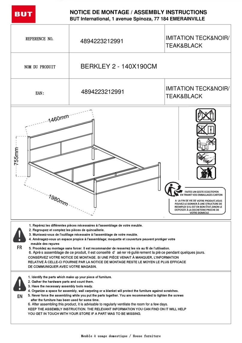 BUT BERKLEY 2 Assembly instructions