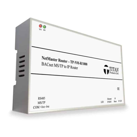 Titan NETMASTER TP-NM-R/1000 manual
