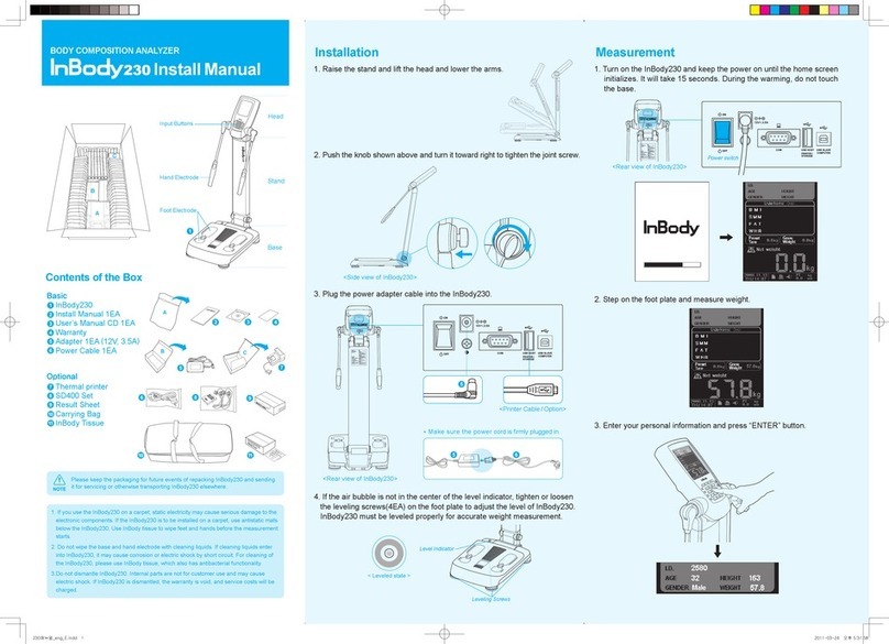 Biospace InBody230 Manual