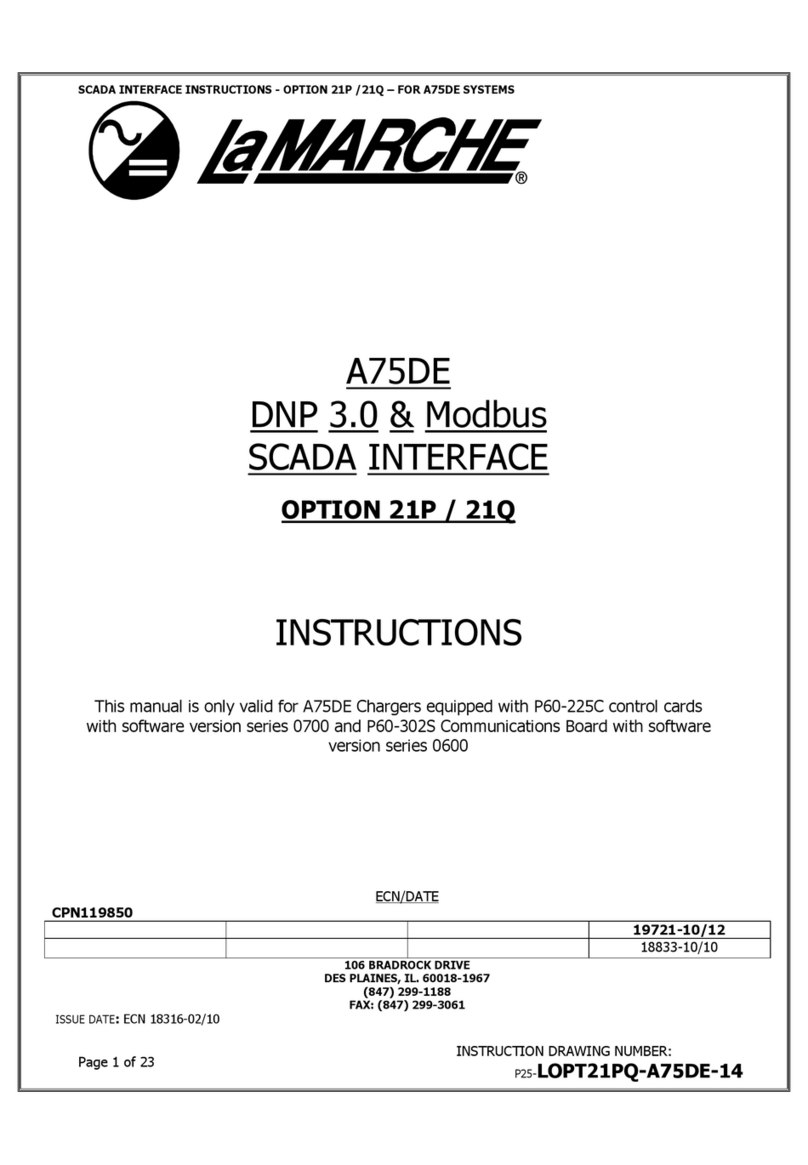Lamarche A75DE instructions