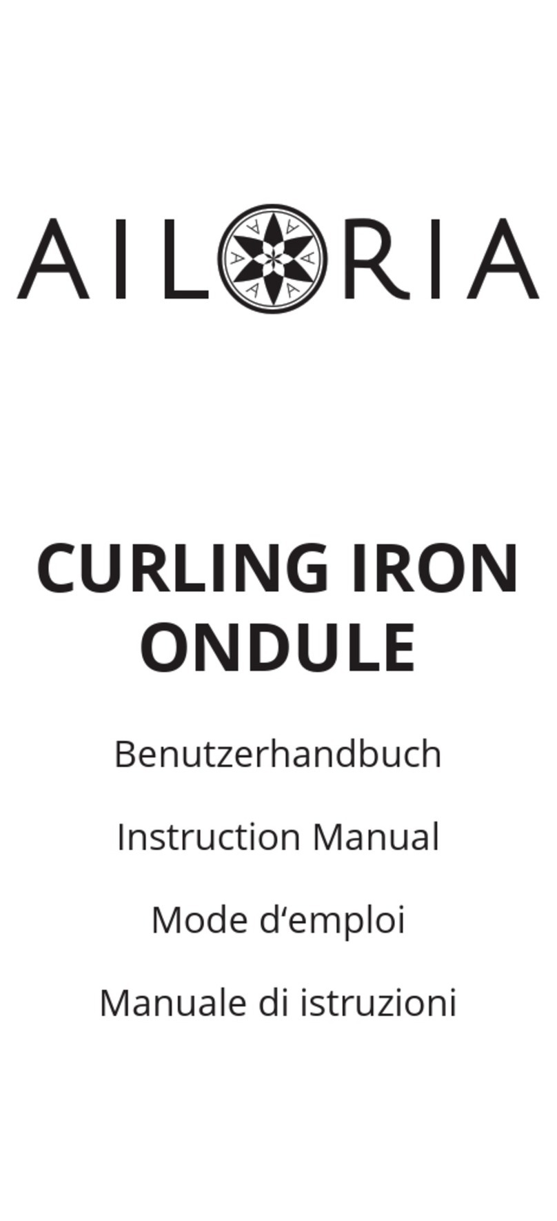 Ailoria ONDULE instruction manual